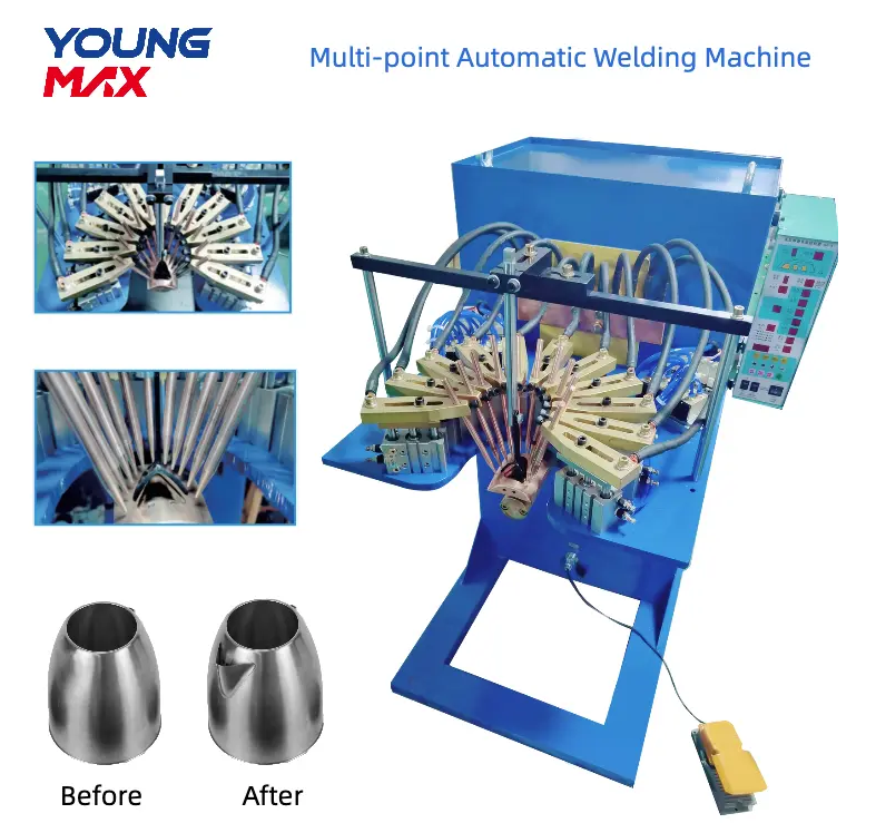 Nuova saldatrice elettrica per bollettine, tecnologia innovativa per una produzione automatizzata efficiente New Electric Kettle Welding Machine, Innovative Technology for Efficient Automated Production