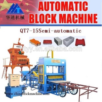 QT7-15 Semi-automatic refractory brick cutting machine manufacturer