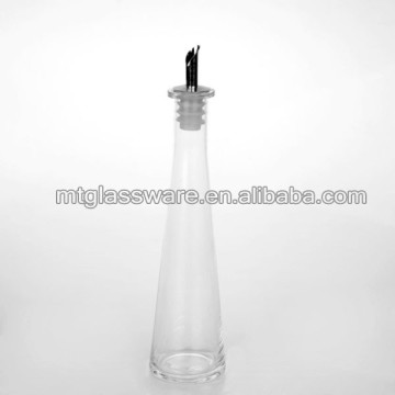 18oz glass oil vinegar bottle for cooking