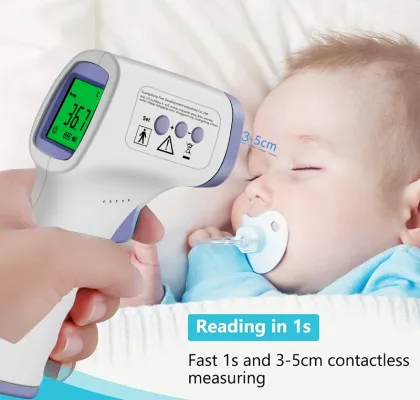 No-Contact Infrared Forehead Thermometer Medical Grade