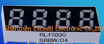 0.56 Quadruple Digit LED Display