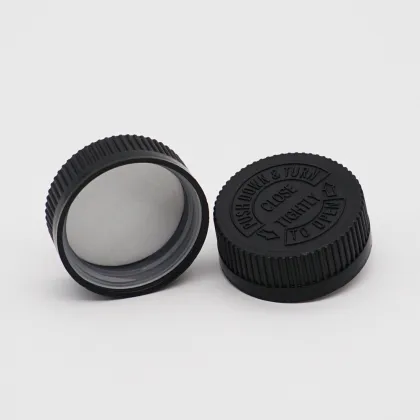 Black Child Proof Cap Medicinal Bottle CRC Cap