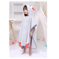 Kids cotton terry towel poncho