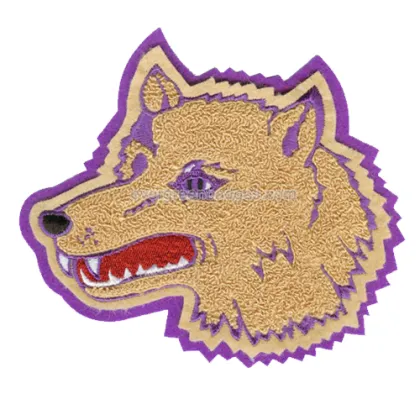 Wolf Head Personalized Brand Custom Wholesale Big Fabric