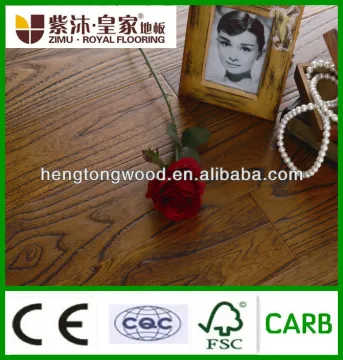 2013 chiense locust brushed engineered wood Flooring, engineered wood flooring factory