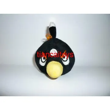 black plush toys angry birds
