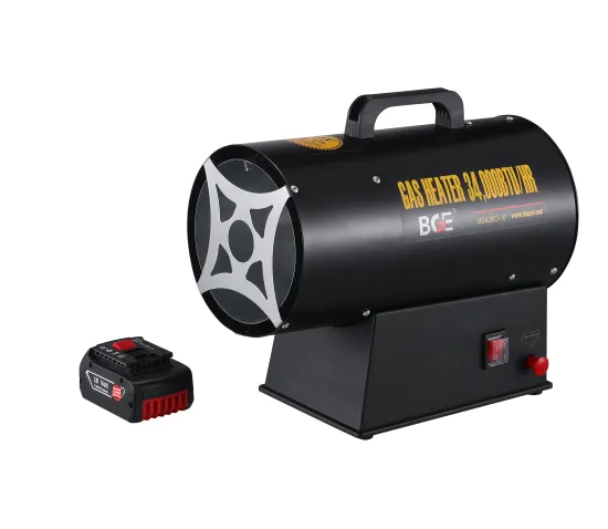 New 10KW Portable Gas Heater: Ideal for Propane-Fueled Space Heating in Greenhouses, Chicken Farms, Poultry Areas, and Basements