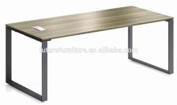 2016 Romania Market Aluminium Leg Retangle Sharp Desk Furniture (Free)