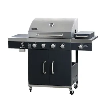 Large BBQ Gas Grill Double Door Stainless Steel Grill Outdoor Grill