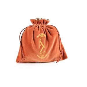 Customized Large drawstring velvet logo printed bag