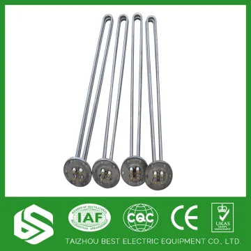 Stainless steel 110v flange immersion tubular heater