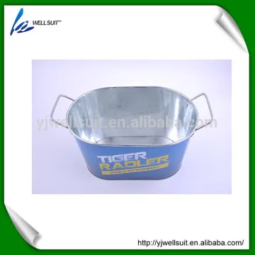 china colorful new design unique galvanized drink bucket