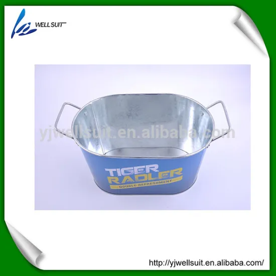 china colorful new design unique galvanized drink bucket