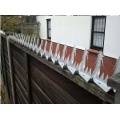 Spikes de pared de seguridad galvanizados con buceo caliente