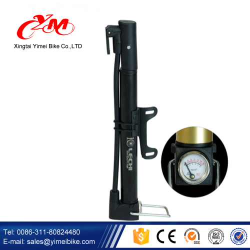 hot sale styles for mountain bike with mini hand pump have barometer / high pressure mini bike pump / mini air pump