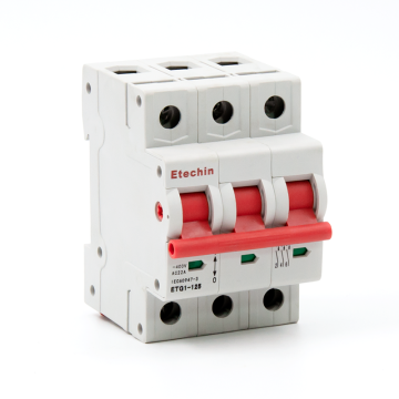 OEM Manufacturer of 3P Miniature Circuit Breakers with Main Switch Function and Low Voltage Isolator Disconnector