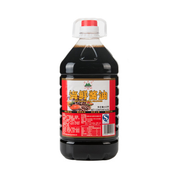 Chakula cha baharini Soy Sauce 4.9L Ngoma ya Plastiki