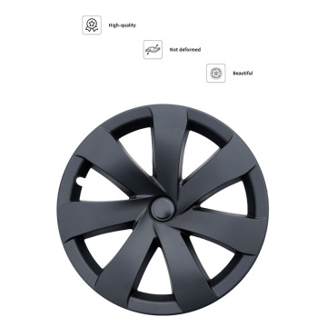 ABS Material Matte Black/Bright Black Car Wheel Covers for Tesla Model Y