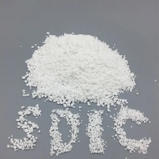 White Granular 8-30mesh Sodium Dichloroisocyanurate SDIC 56%