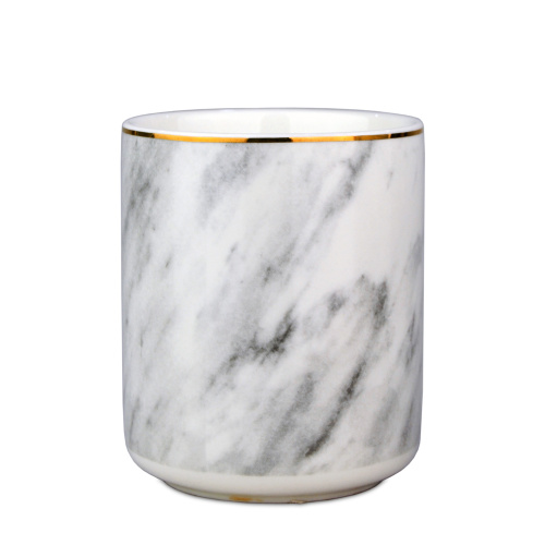  Aroma Soy Wax Candles Luxury Marble Simulation Surface Scented Candles In Bulk Supplier