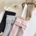 Leggings compostas de renda de 9 pontos para criança