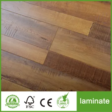 Handscraped HDF AC4 wooden Laminate Flooring