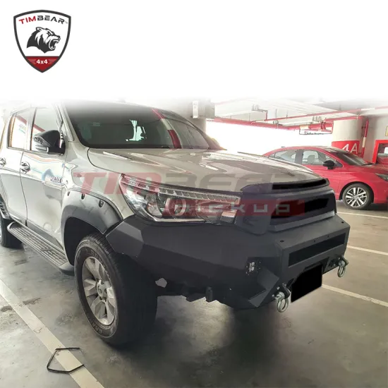 Universal Steel Front Bumper Bull Bar for Ford Ranger T7 T8 and Toyota Hilux Revo