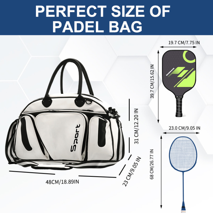 Racket Tennis Padel Tote Carry Bag Duffel bag