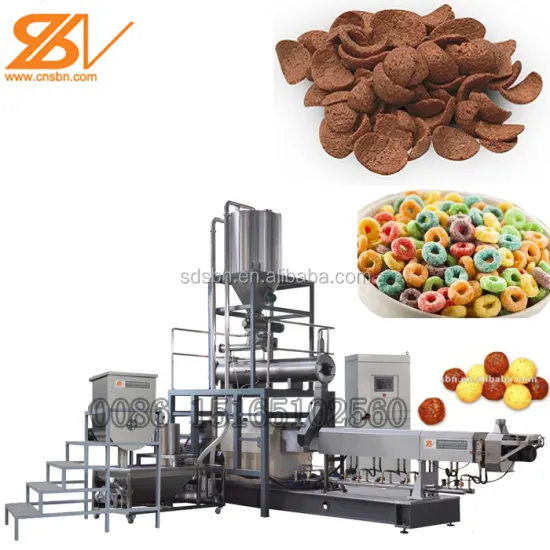 Grain Breakfast Cereal Extrusion Machine Plant