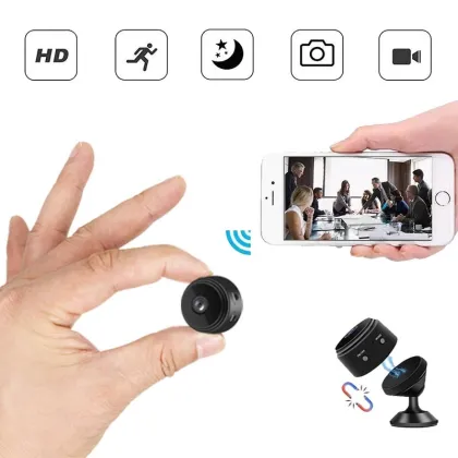 Mini A9 Smart WiFi Camera: 1080P HD, Remote Access, One-Way Audio