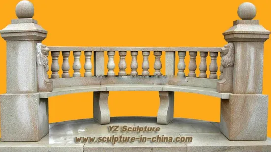 Natural Stone Carving Bench SBC-C032