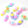 Ausgefallene bunte süße Süßigkeiten geformte Flatback Harze Kinder DIY Spielzeug Dekor Abstandshalter Telefon Shell Charms Artikel Juwelier