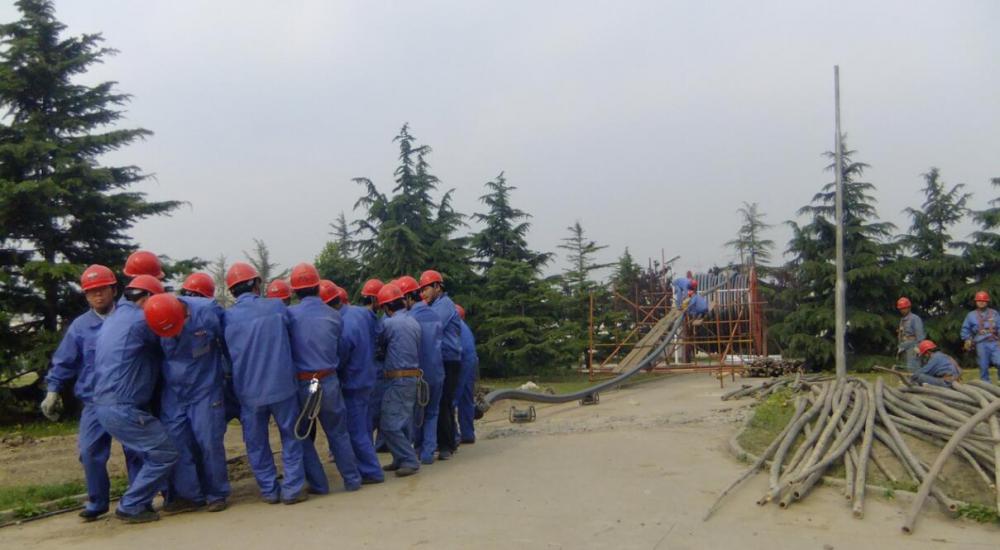 220KV 1X1600SQMM CABLE LAYING OUT IN BEIJING