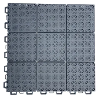 Interlocking Plastic Floor Tiles for Basketball Court Flooring