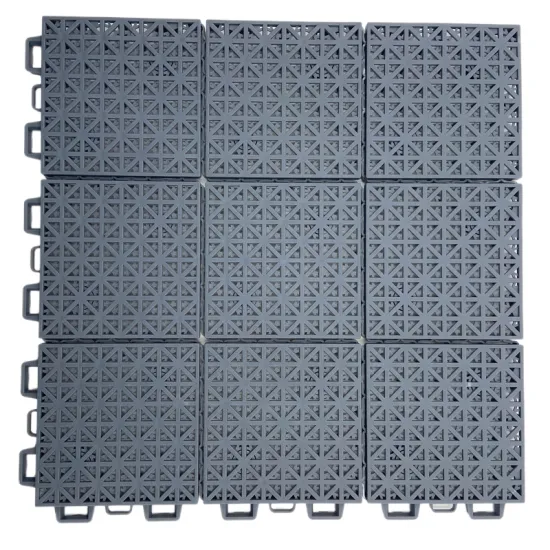 Interlocking Plastic Floor Tiles for Basketball Court Flooring