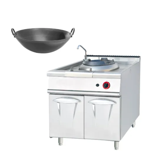 Commercial Freestanding LPG Propane Wok Burner Stove with Stainless Steel Cooktop