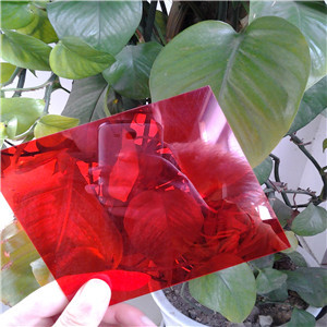 Polycarbonate Sheet in Red