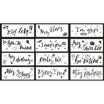 Custom Home Decoration Stencils: Popular Christmas Art Stencils for Painting