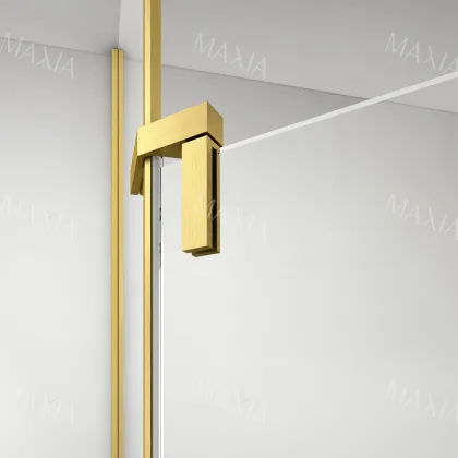 Minimalist pivot shower enclosure