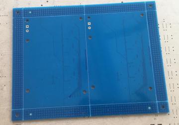 3 layer blue solder PCB