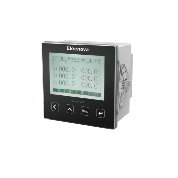 Panel power quality meter data logger with TCP/IP