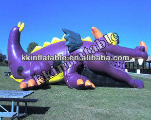 Giant Inflatable Dinosaur Obstacle Course For Sale / Adult Inflatable Obstacle Course