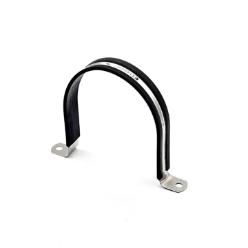 Ventilation clamp with rubber quick lock system