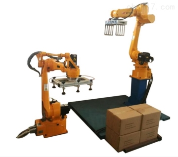 Robot Palletizer Clay Full Automatic Line Bags Box Pallet Palletizer Robot Arm Case For Packaging Lines