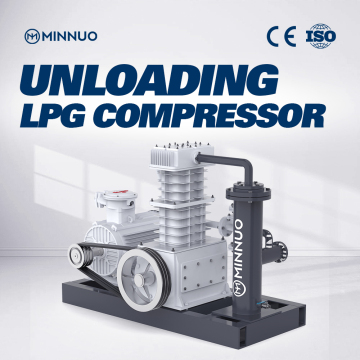 37KW LPG स्टोरेज टैंक के साथ सर्वश्रेष्ठ LPG ट्रांसफर कंप्रेसर कार्य