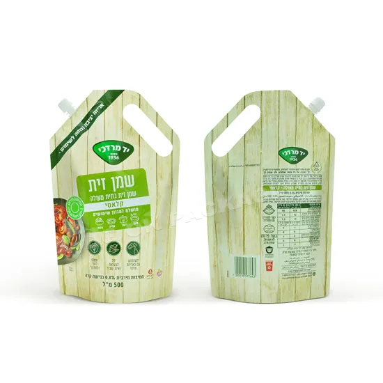 Custom Liquid Stand Up Pouch with Gravure Printing for Juice, Sauce, Detergent, and Water Packaging