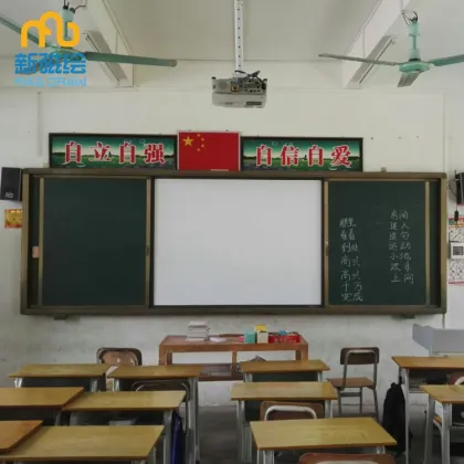 Turn A Used School Chalkboards Into A Whiteboard