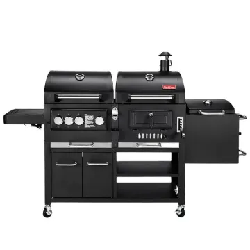 Outdoor Kitchen BBQ Grill Machine Tandoor Oven Kebab Machine Charcoal Stove Smoker Chimney Barbecue Grill Oven Barbeque Cooking