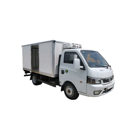 4x2 Gasoline Refrigerated Van Trucks with Freezer Box - After-sales Service Available