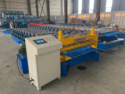 Making Building Material Double roll forming making machine